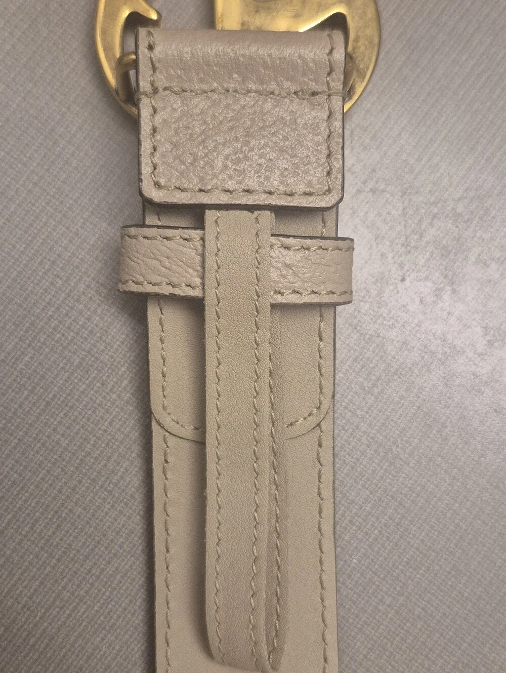 GG Marmont Thin GG Supreme Canvas & Leather Belt